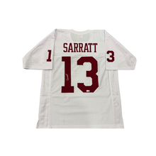 Elijah Sarratt Autographed White Custom Jersey