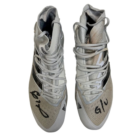 Eloy Jimenez Autographed "G/U" Game Used Cleats