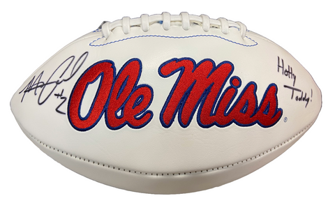 Matt Corral Autographed "Hotty Toddy" Ole Miss Football