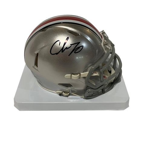 Chase Young Autographed Ohio State Mini Football Helmet