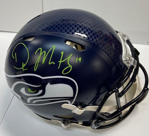 DK Metcalf Autographed Seattle Seahawks Navy Authentic Helmet