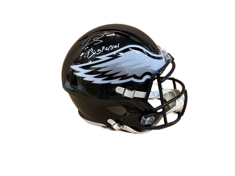 Darius Slay Autographed "Big Play Slay" Eagles Black Replica Full Size Helmet