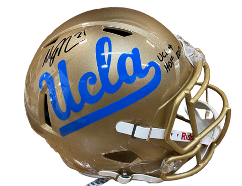 Maurice Jones-Drew Autographed "UCLA HOF" UCLA Replica Football Helmet