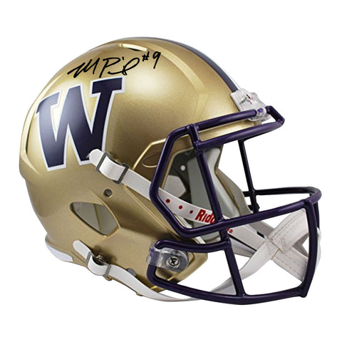 Michael Penix Jr. Autographed Washington Huskies Full-Size Authentic Football Helmet (Presale)