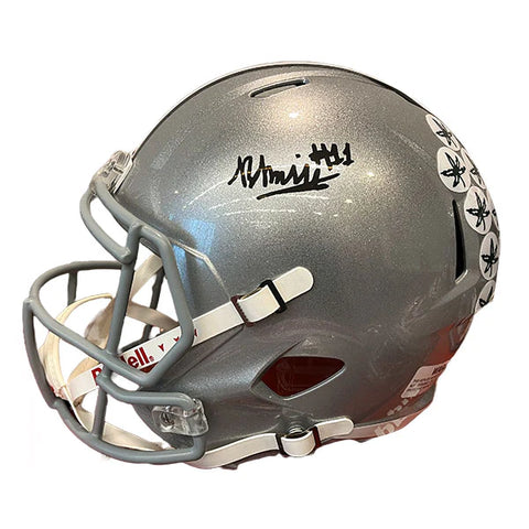 Brandon Inniss Autographed Ohio State Silver Authentic Football Helmet