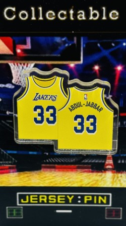 Kareem Abdul-Jabbar Jersey Lapel Pin