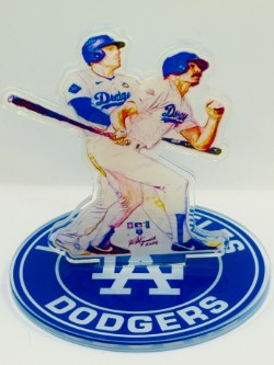 Los Angeles Dodgers Freddie Freeman/Kirk Gibson Acrylic Figurine
