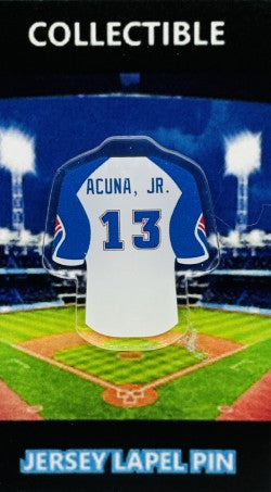 Atlanta Braves Ronald Acuna Jr. Jersey Lapel Pin
