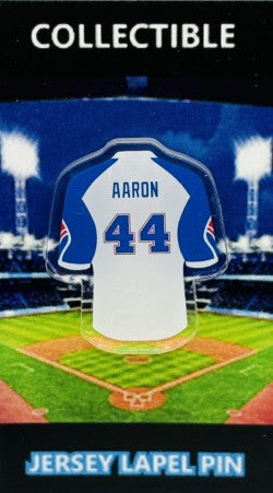 Atlanta Braves Hank Aaron Jersey Lapel Pin