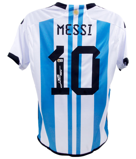 Lionel Messi Autographed Argentina Adidas Authentic Jersey (Beckett Authentication)