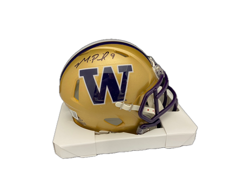 Michael Penix Jr. Autographed Washington Huskies Mini Football Helmet