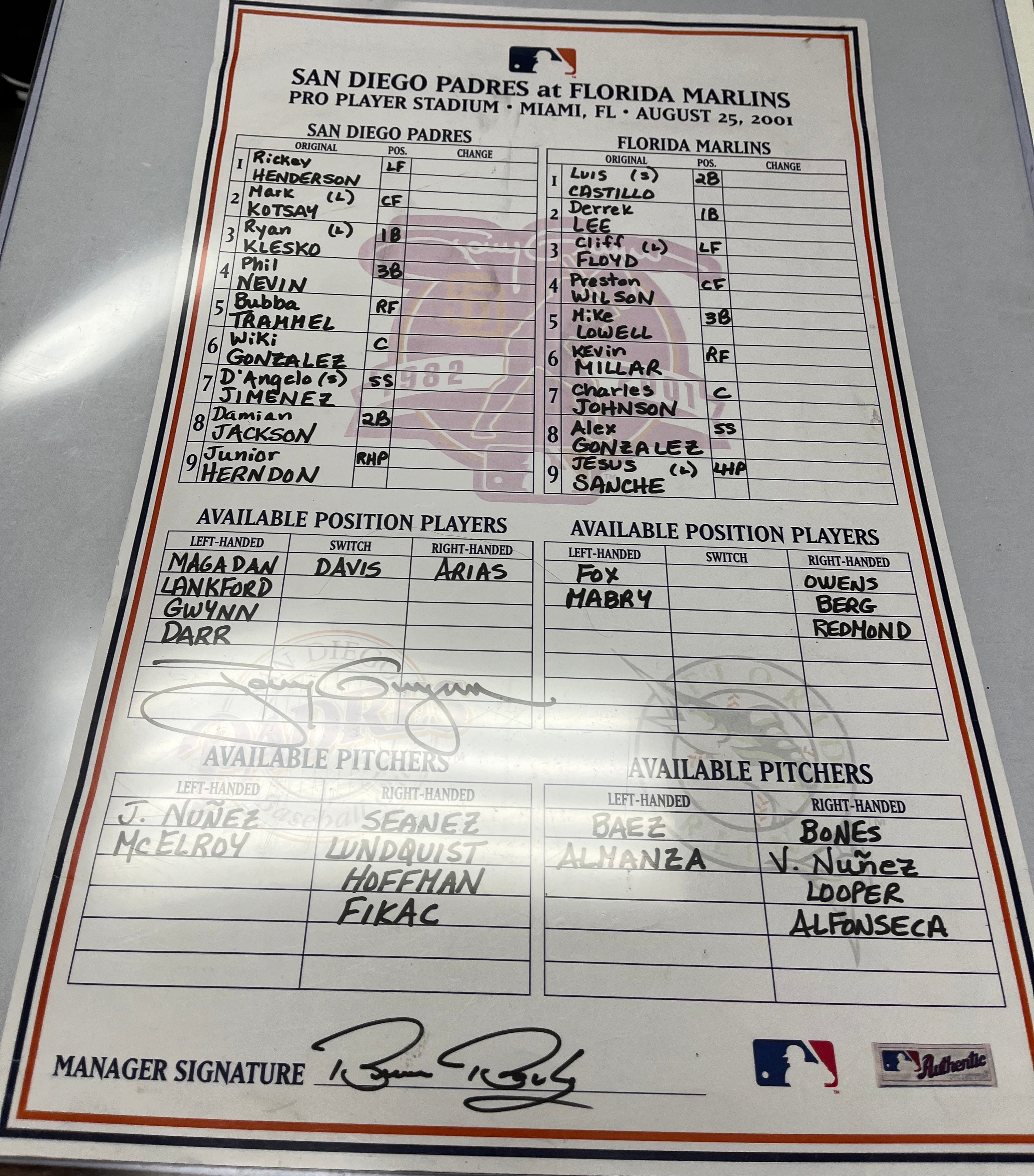 Authentic Autographed Memorabilia 