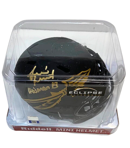 Jameis Winston Autographed "Heisman 13" Florida State Seminoles Eclipse Black Mini Helmet