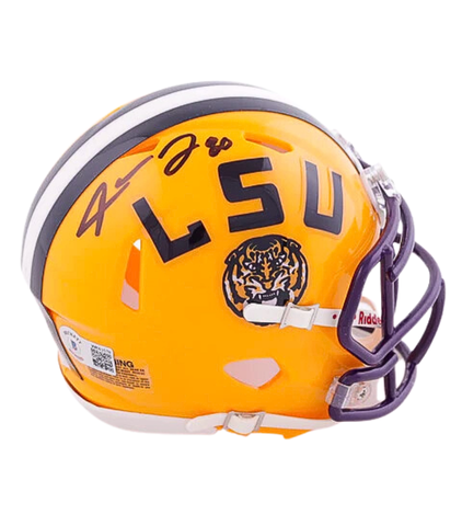 Jarvis Landry Autographed LSU Yellow Mini Helmet - Beckett Authenticated