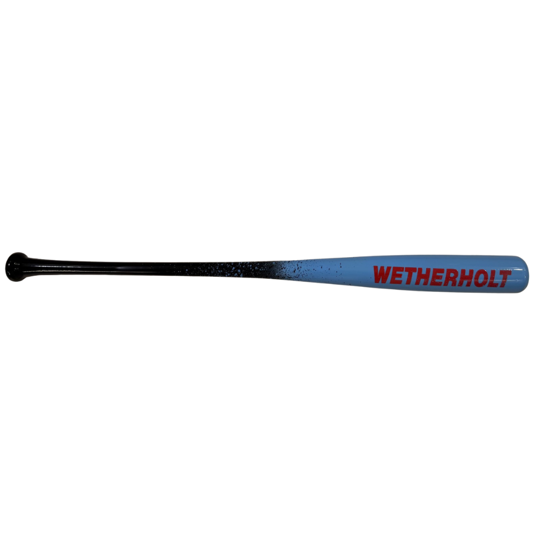 JJ Wetherholt Autographed Blue Game Model Marucci Bat