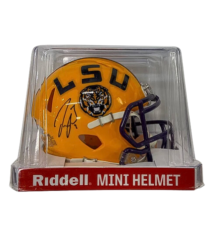 Joe Burrow Autographed LSU Speed Mini Helmet
