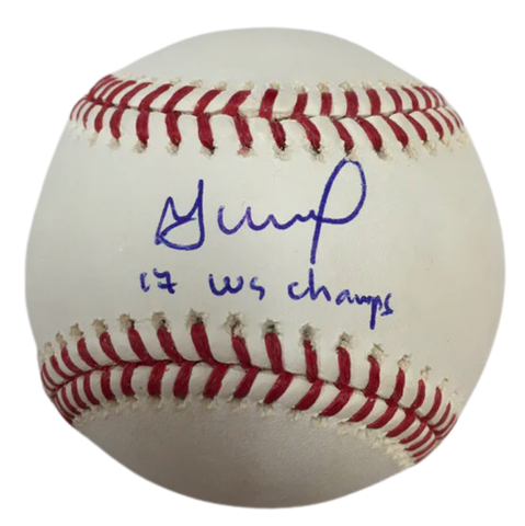 Jose Altuve Autographed "17 WS Champs" Baseball