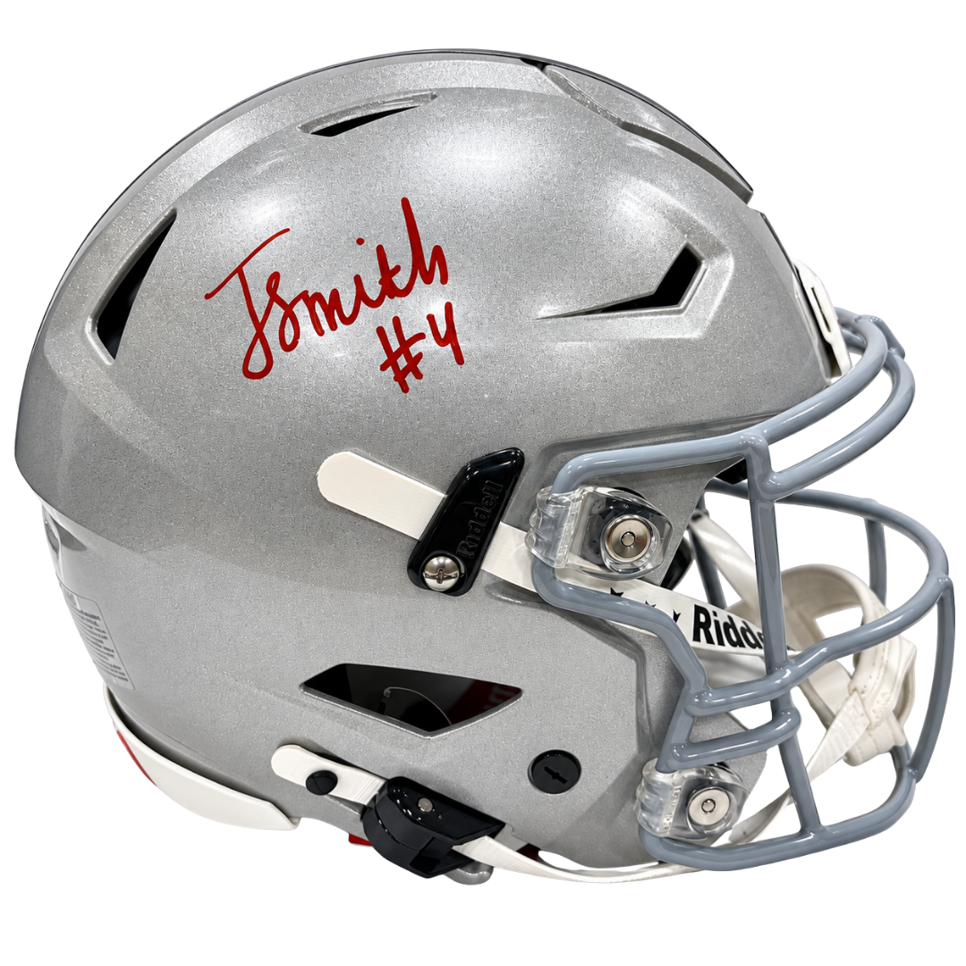 Jeremiah Smith Autographed OSU On-Field Speed Flex Authentic Helmet