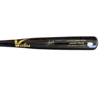 Jesus Made Autographed Black Victus Game Model Bat