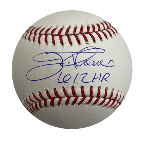 Jim Thome Autographed "612 HR" Baseball