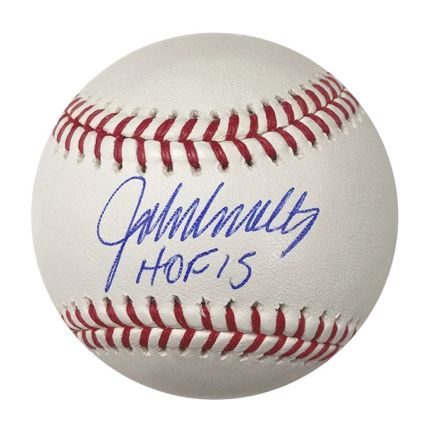 John smoltz 2024 autographed baseball