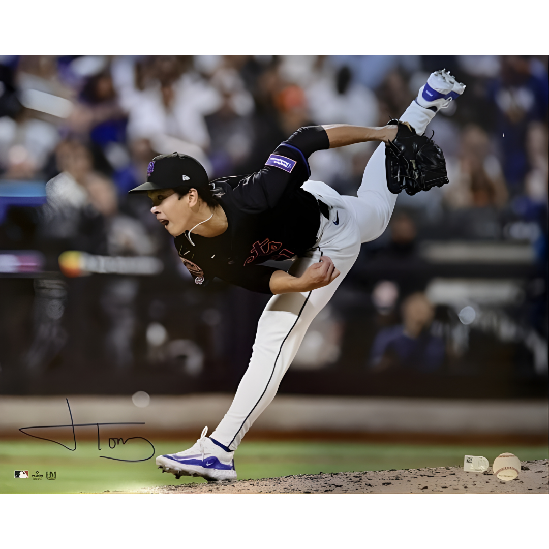 Jonah Tong Autographed 16x20 - Pitching