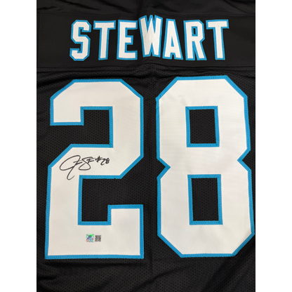 Jonathan Stewart Autographed Black Custom Jersey