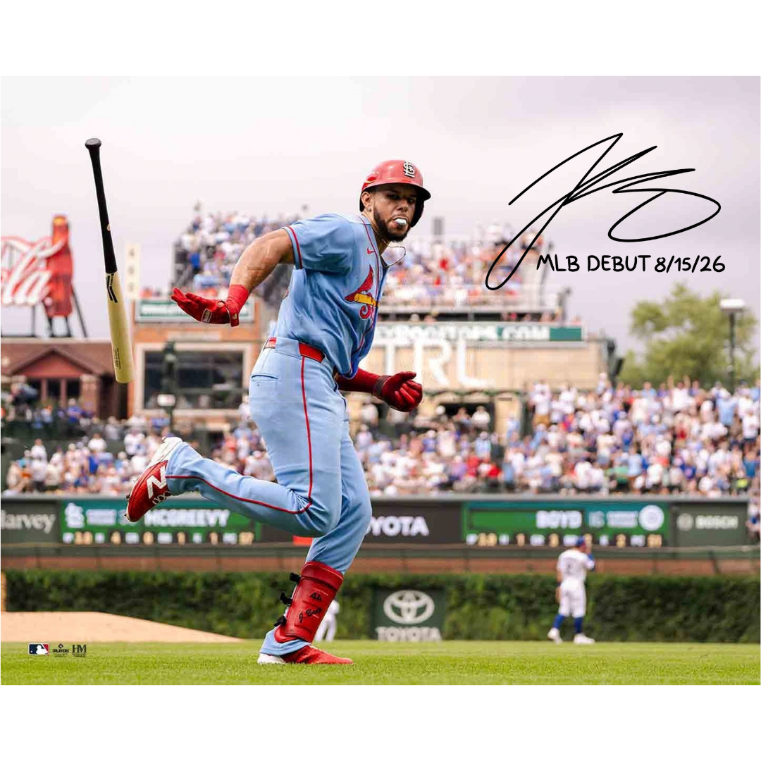 Joshua Baez Autographed "MLB DEBUT 8/15/26" 16x20 Debut Photo
