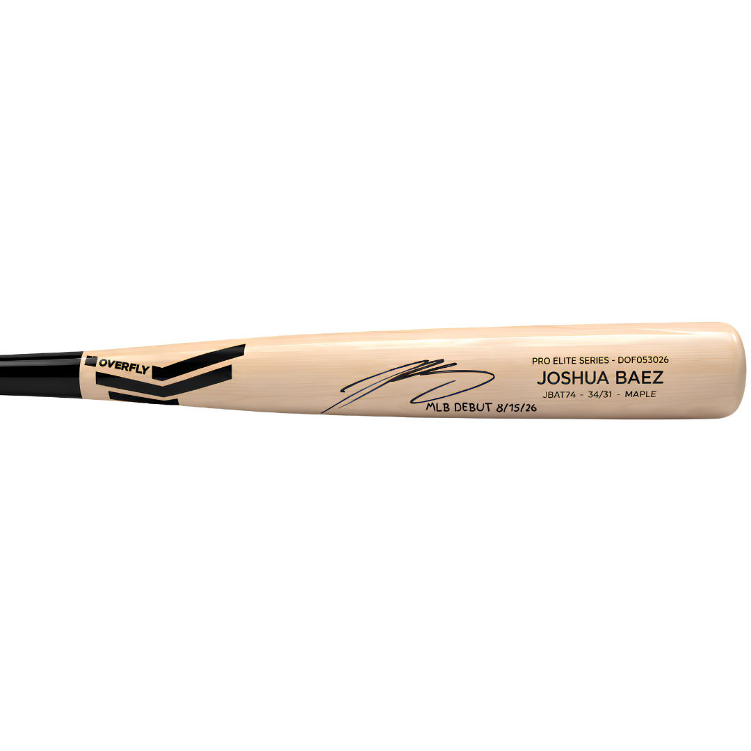 Joshua Baez Autographed "MLB DEBUT 8/15/26" Game Model Bat (Black Handle)