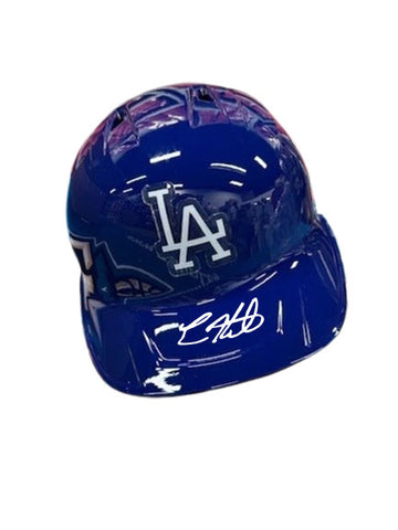 Kiké Hernandez Autographed Blue LA Dodgers Batting Helmet