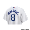 Kike Hernandez Autographed "3x WS Champ" White Los Angeles Dodgers Authentic Jersey