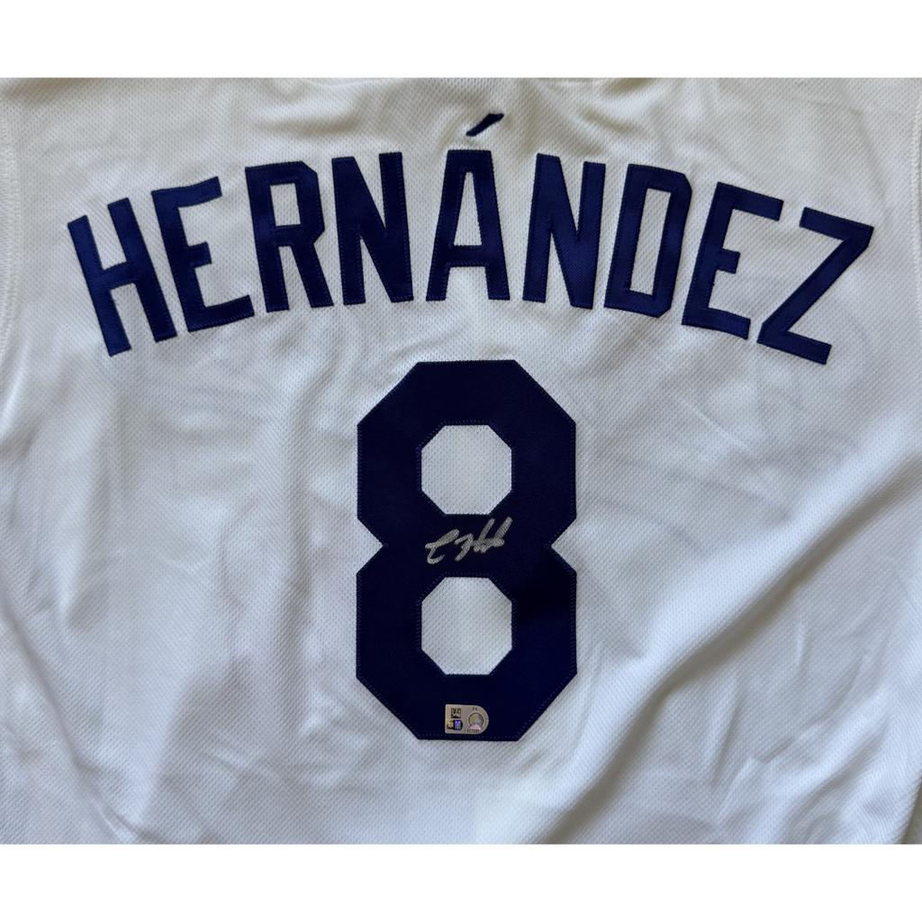 Kike Hernandez Autographed White Los Angeles Dodgers Authentic Jersey