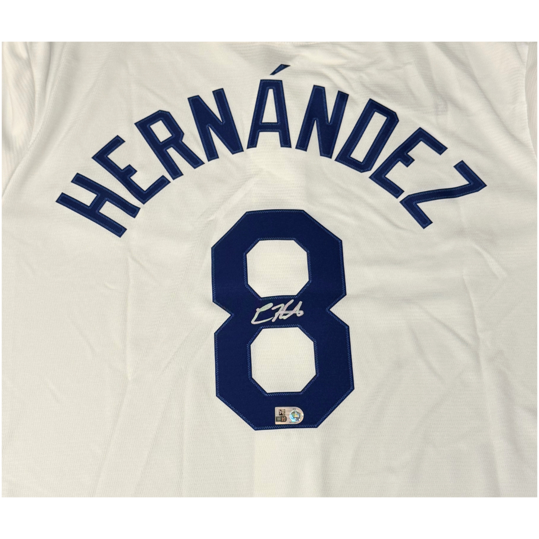 Kiké Hernandez Autographed Dodgers Replica Jersey