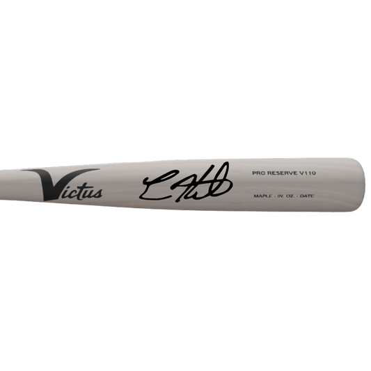 Kiké Hernandez Los Angeles Dodgers Autographed Gray Victus Game Model Bat