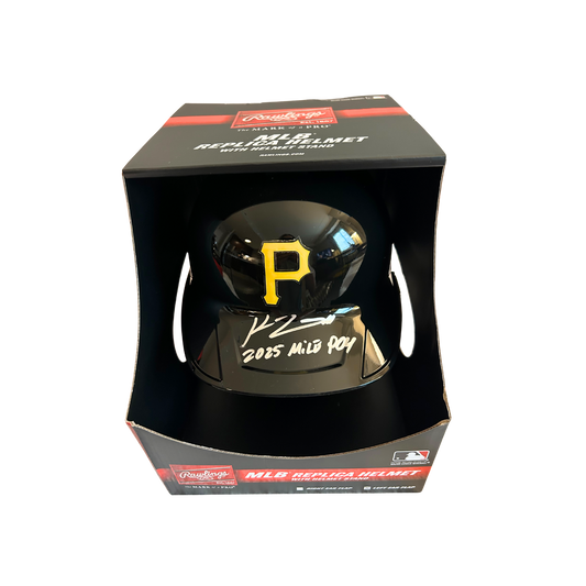 Konnor Griffin Autographed "2025 MiLB POY" Pittsburgh Pirates Batting Helmet