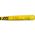 Konnor Griffin Autographed "MLB Debut 4/3/26" Yellow Game Model Marucci Bat (PRESALE)