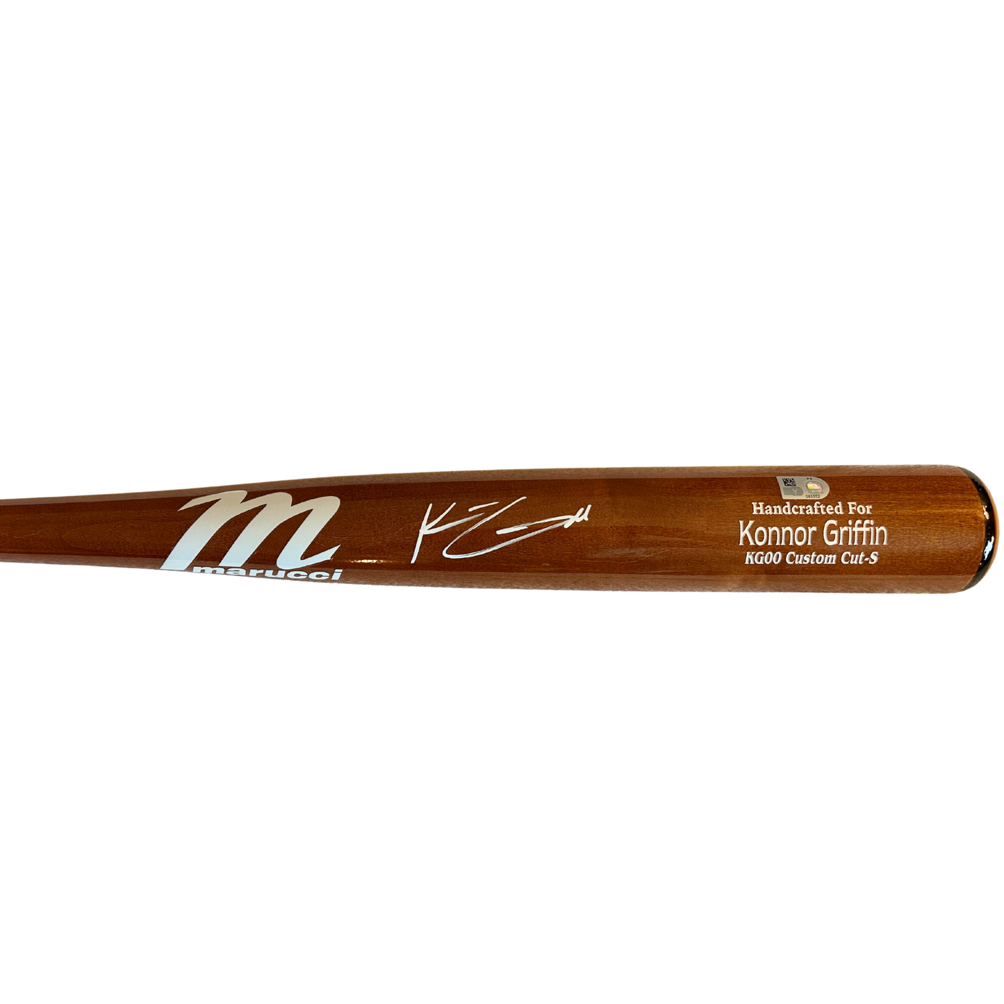 Konnor Griffin Autographed Game Model Brown Marucci Bat