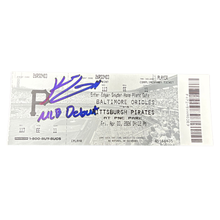 Konnor Griffin Autographed "MLB Debut" MLB Debut Ticket Stub