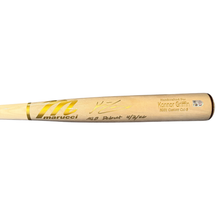 Konnor Griffin Autographed "MLB Debut 4/3/26" Gray Game Model Marucci Bat