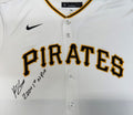 Konnor Griffin Autographed "2024 1st Round Pick" Pittsburgh Pirates Plain Replica Jersey