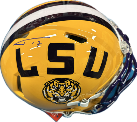 Tyrann Mathieu Autographed LSU Authentic Full Size Helmet