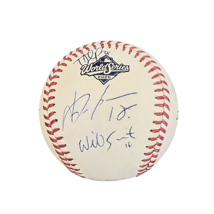 Los Angeles Dodgers 2025 WS Team Autographed World Series Logo Baseball - LE /50