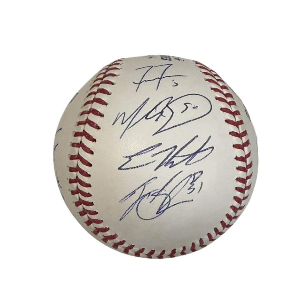 Los Angeles Dodgers 2025 WS Team Autographed World Series Logo Baseball - LE /50