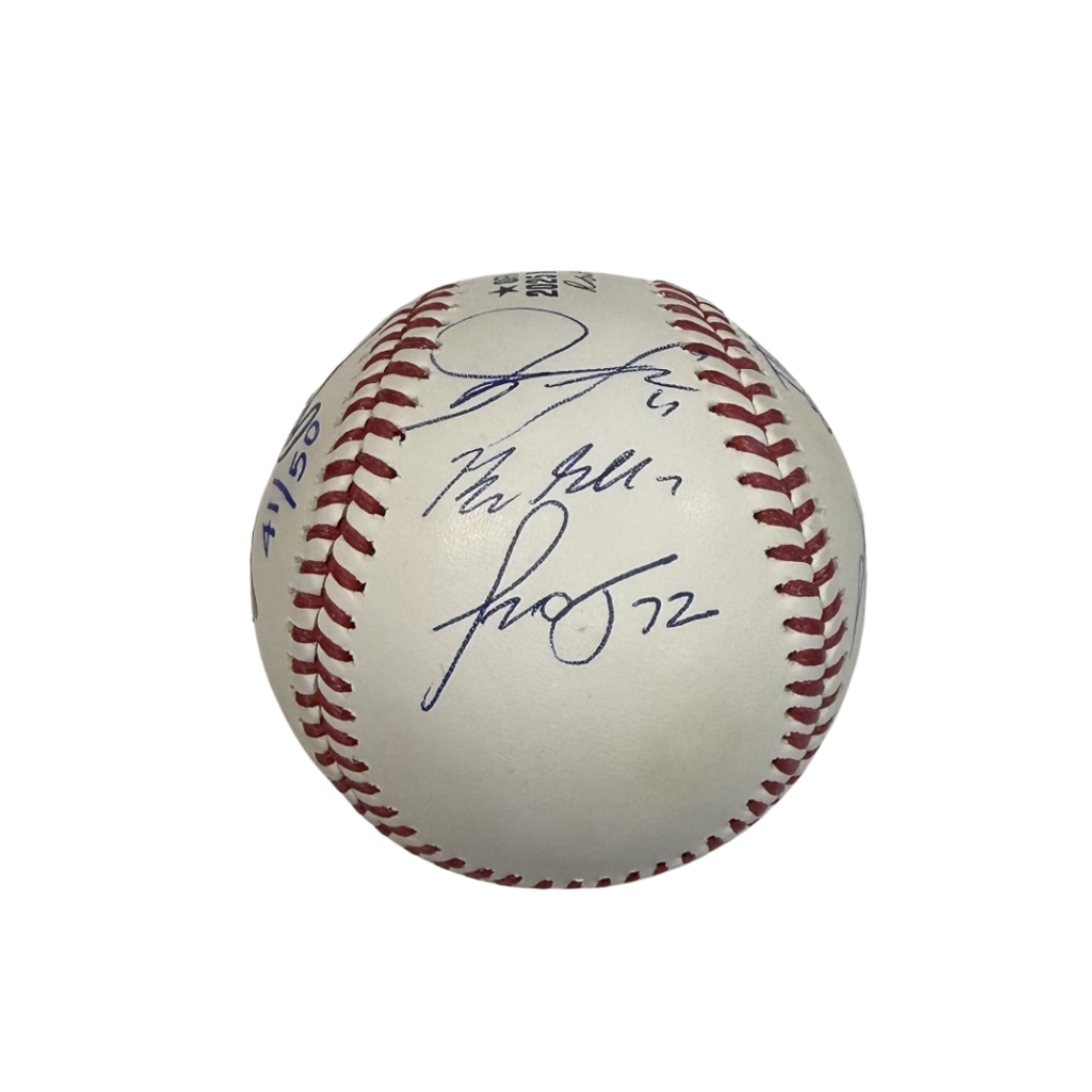 Los Angeles Dodgers 2025 WS Team Autographed World Series Logo Baseball - LE /50
