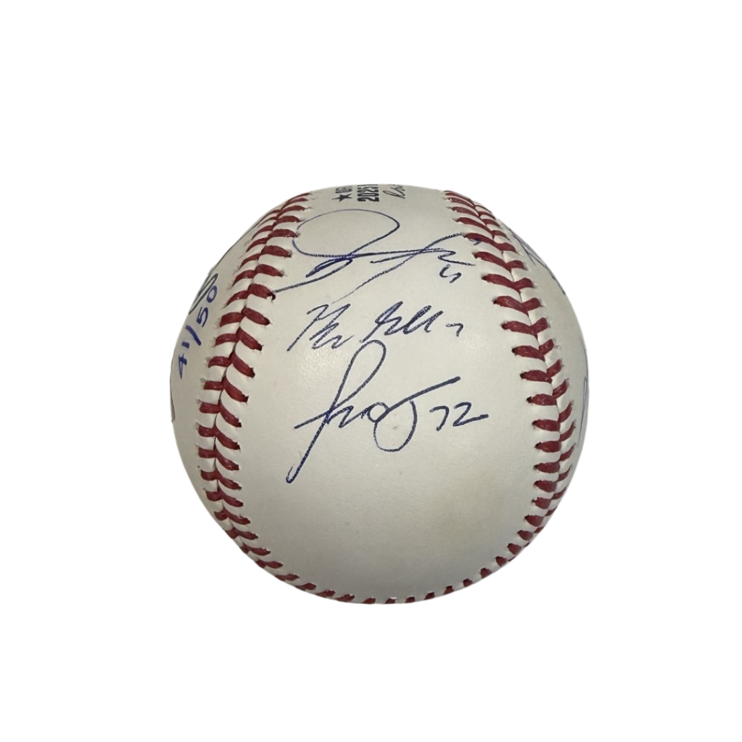 Los Angeles Dodgers 2025 WS Team Autographed World Series Logo Baseball - LE /50