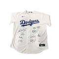 Los Angeles Dodgers 2025 Team Signed Replica Jersey LE /50