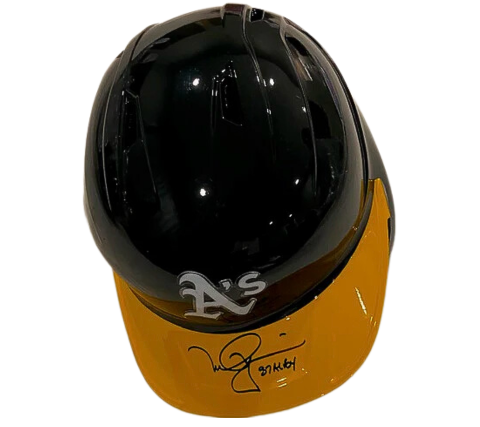 Mark McGwire Autographed "87 AL ROY" Athletics Batting Helmet