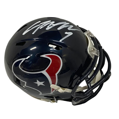 C.J. Stroud Autographed Houston Texans Riddell Speed Mini Helmet