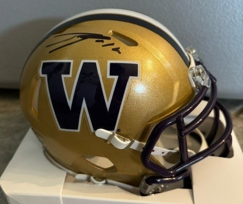 Ja'Lynn Polk Autographed Washington Huskies Mini Helmet