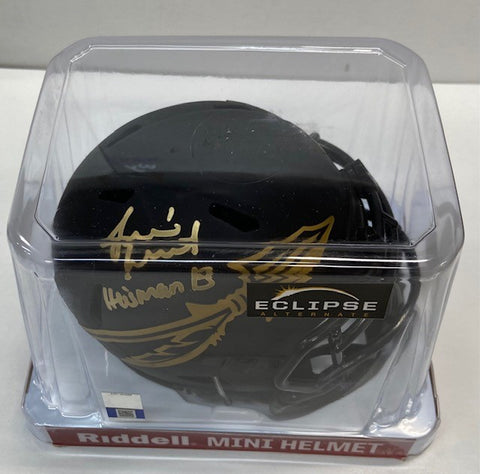 Jameis Winston Autographed "Heisman 13" Florida State Seminoles Eclipse Black Mini Helmet
